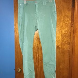 Teal Jeggings
